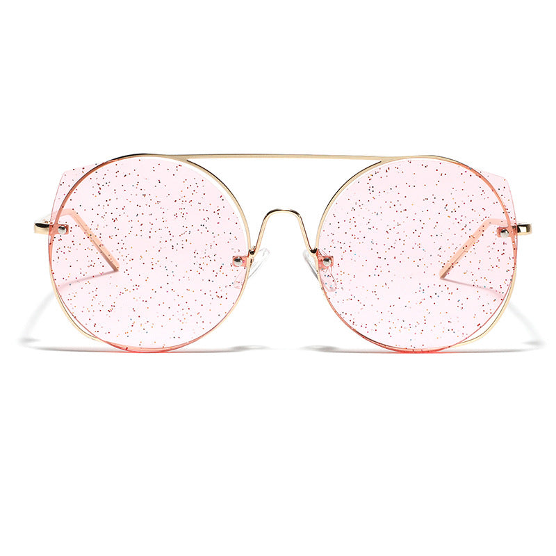 Women oversized sunglasses with glittering lenses Stornfield