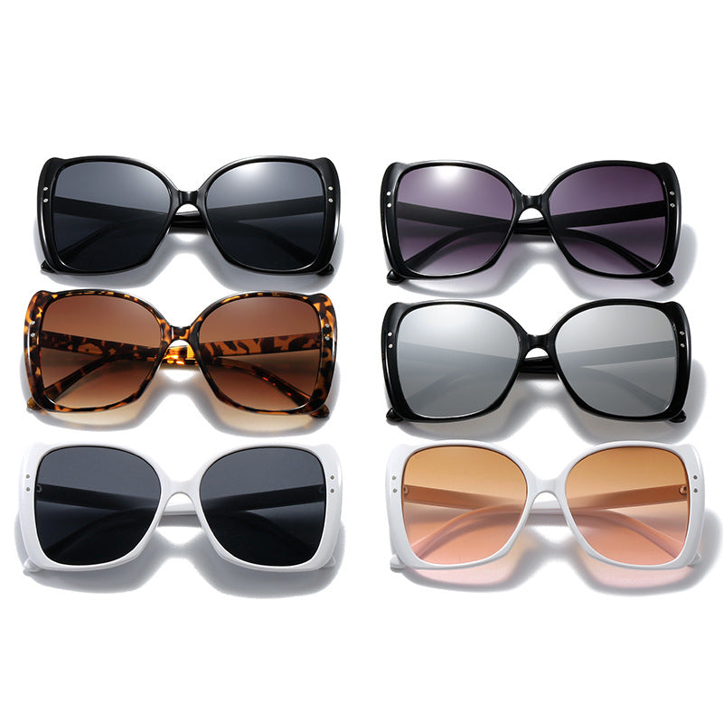 Women oversized sunglasses with brown gradient Stornfield