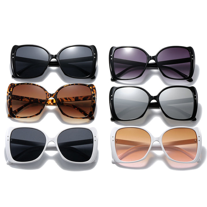 Women oversized sunglasses with brown gradient Stornfield