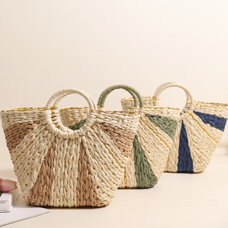 Handcrafted basket bag in modern design Stornfield