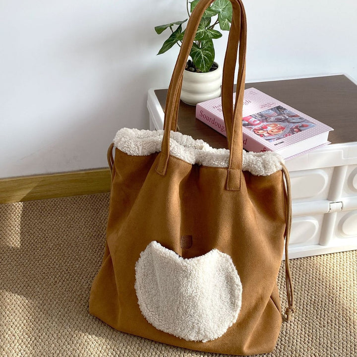 Cozy Plush Tote Bag