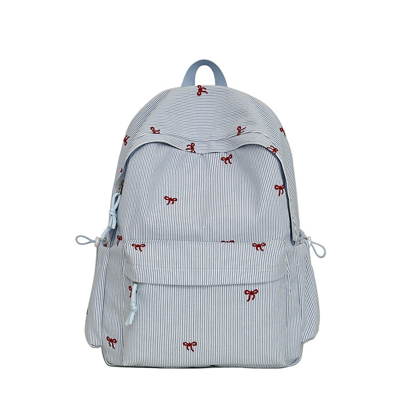 Striped Casual Backpack Stornfield