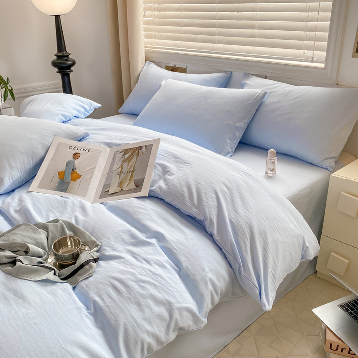 Luxurious Smooth Cotton Duvet Cover Set