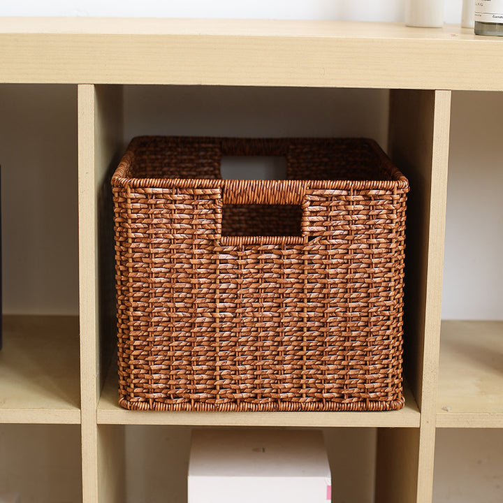 Unisex Braided Storage Basket with Practical Handles Stornfield