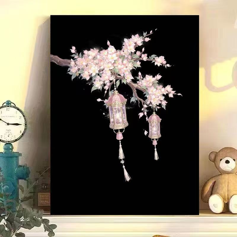 Wisteria Floral Canvas Art Stornfield