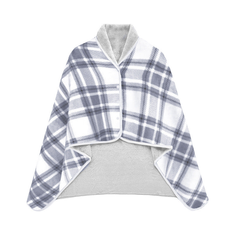Women Comfortable Throw Blanket with Checkered Pattern Stornfield