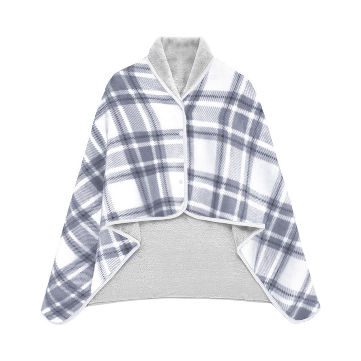 Women Comfortable Throw Blanket with Checkered Pattern Stornfield