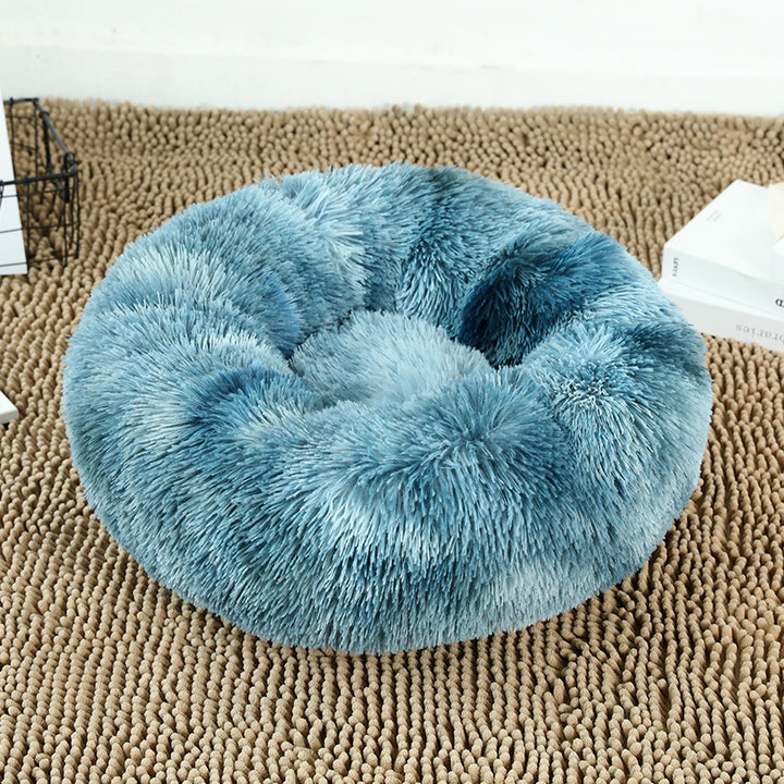 Women Round Plush Pet Bed Stornfield