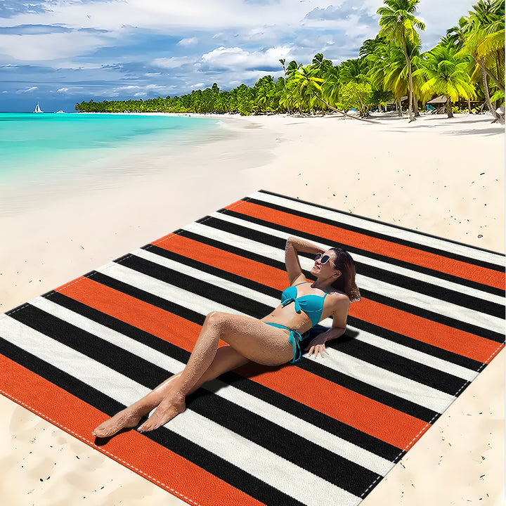 Mandala Design Beach Mat Stornfield