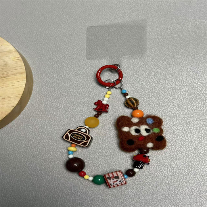 Playful Food-Themed Charm Keychain Stornfield
