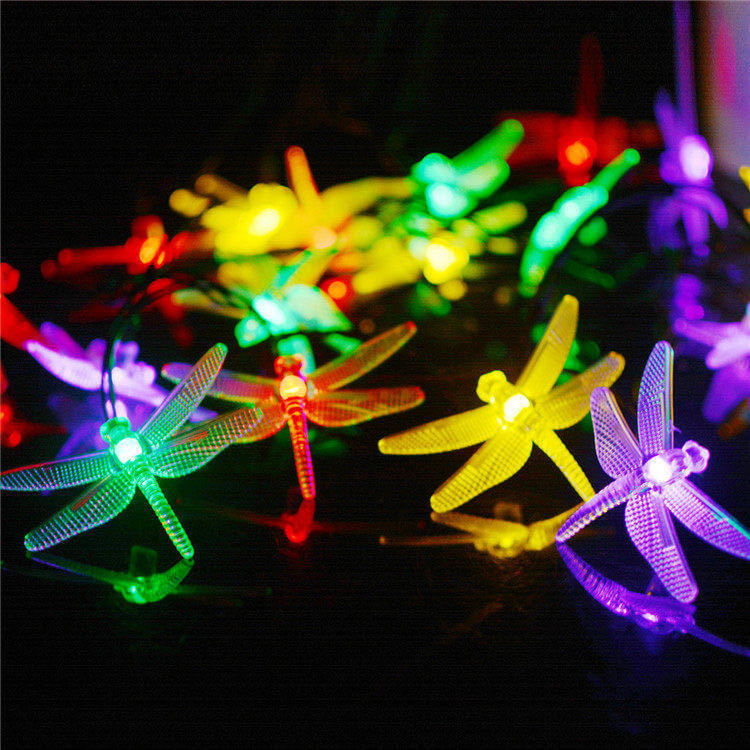 Stornfield | Outdoor Solar Dragonfly Waterproof LED Lights Festival Party Decoration String Lights