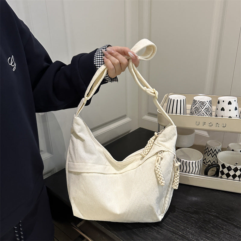Eco-Friendly Ribbed Crossbody Bag Stornfield