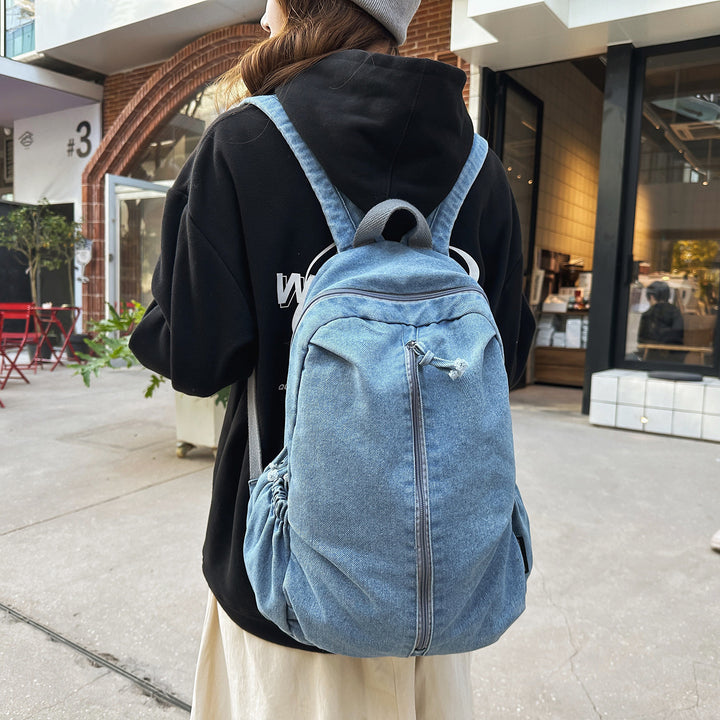 Casual Denim Travel Backpack Stornfield