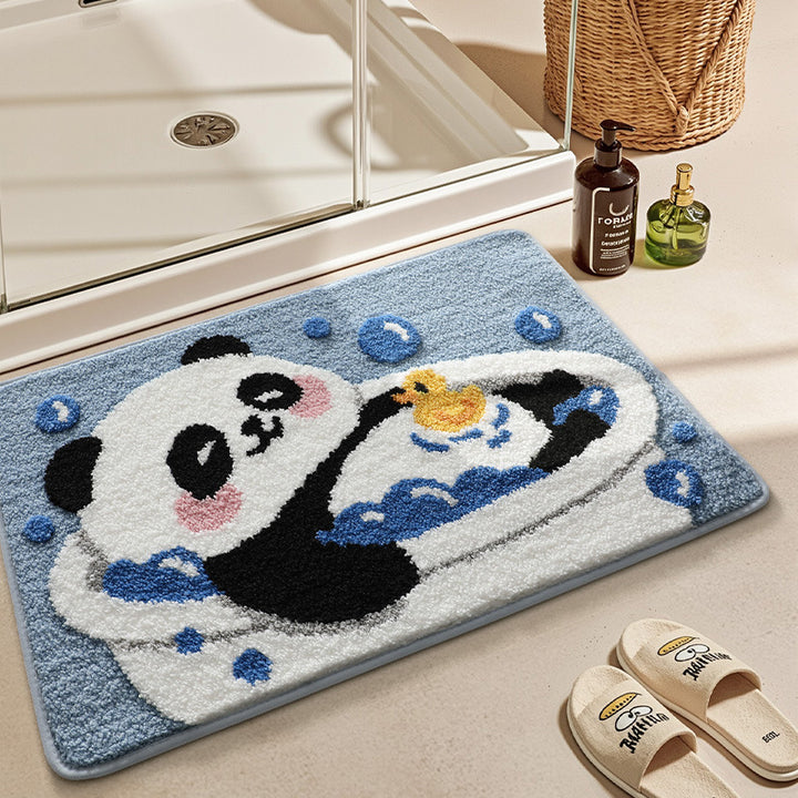 Fun Crocodile Themed Bathroom Rug