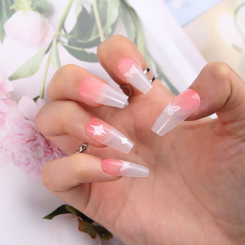 Artificial nail set with unique patterns Stornfield