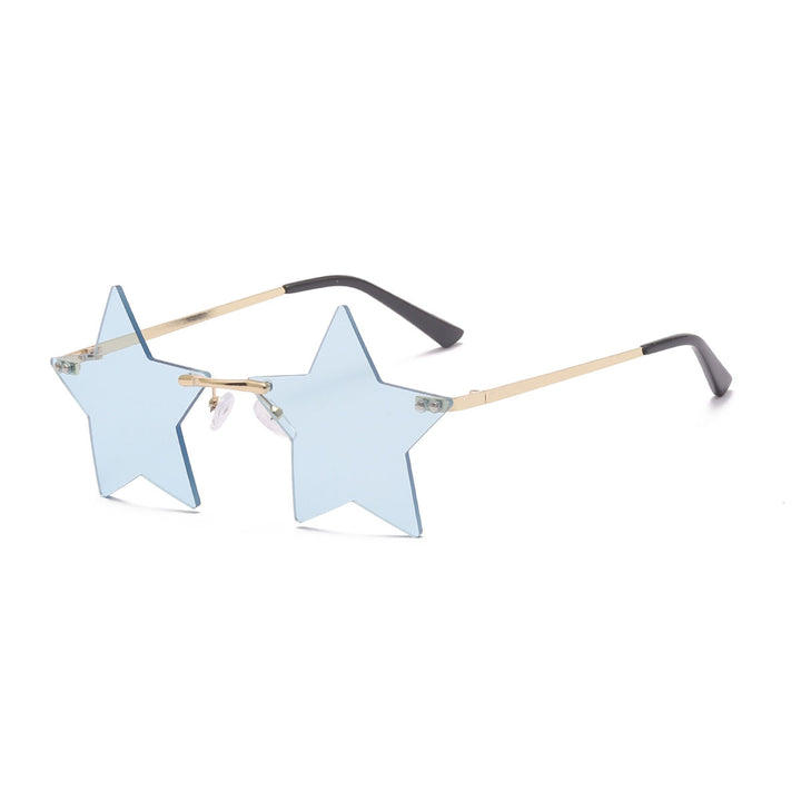 Women striking sunglasses with star-shaped frame and gradient lenses Stornfield