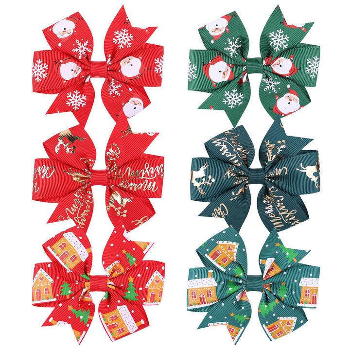 Festive Holiday Hair Bow Stornfield