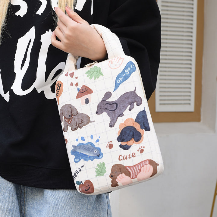 Stylish laptop cover with cute dog design Stornfield