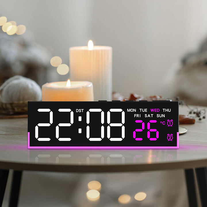 Alarm clock with digital display and temperature display Stornfield