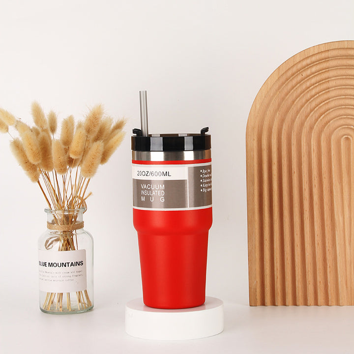 Unisex Insulated Drinking Cup with Integrated Straw Stornfield