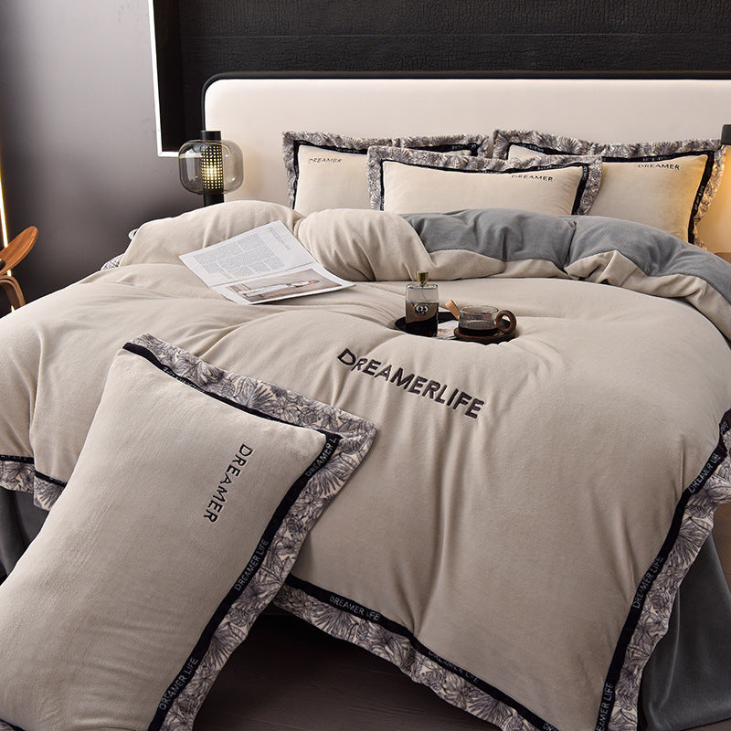 Plush Comforter Set