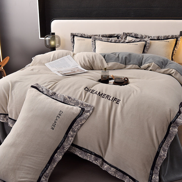 Plush Comforter Set