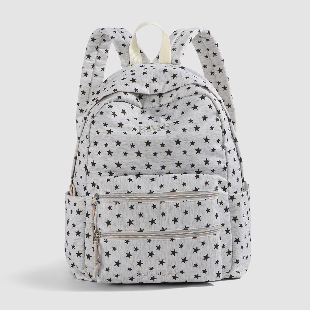 Backpack with Stylish Star Design and Versatile Compartments Stornfield