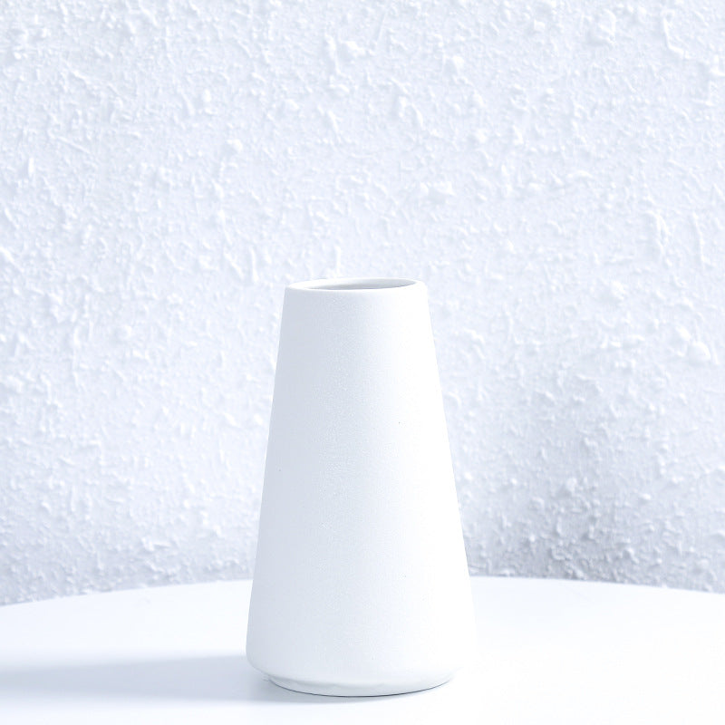 Modern Textured Ceramic Flower Vessel Stornfeild