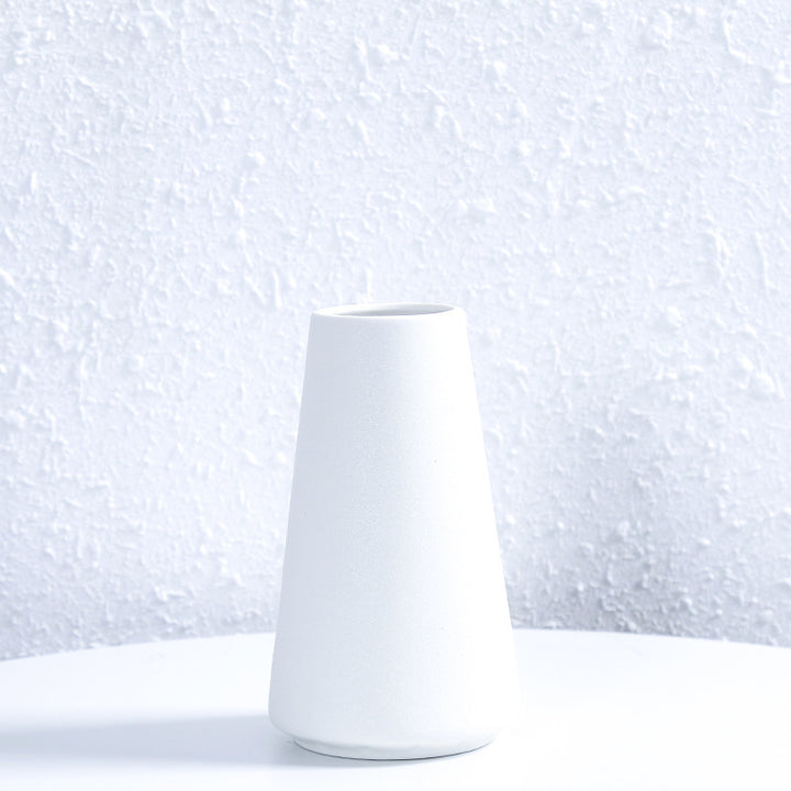 Modern Textured Ceramic Flower Vessel Stornfeild
