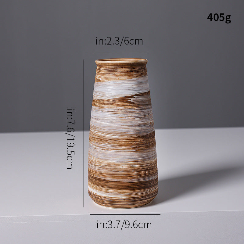 Artistic Spiral Design Ceramic Vase Stornfeild