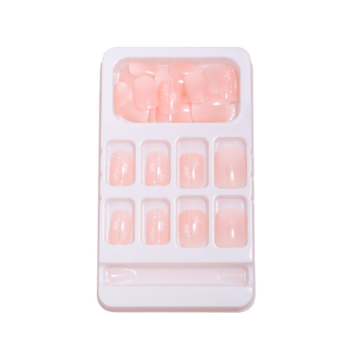 Elegant Floral Press-On Nail Set Stornfield