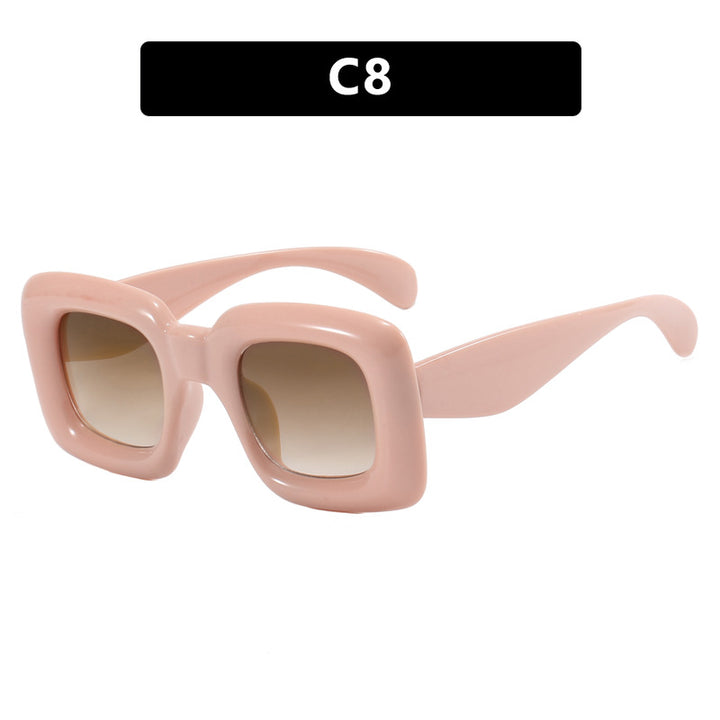 Women stylish square sunglasses with wide frame Stornfield
