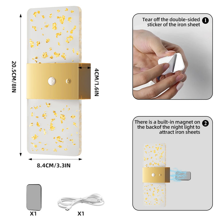 LED Night Light with Magnetic Base