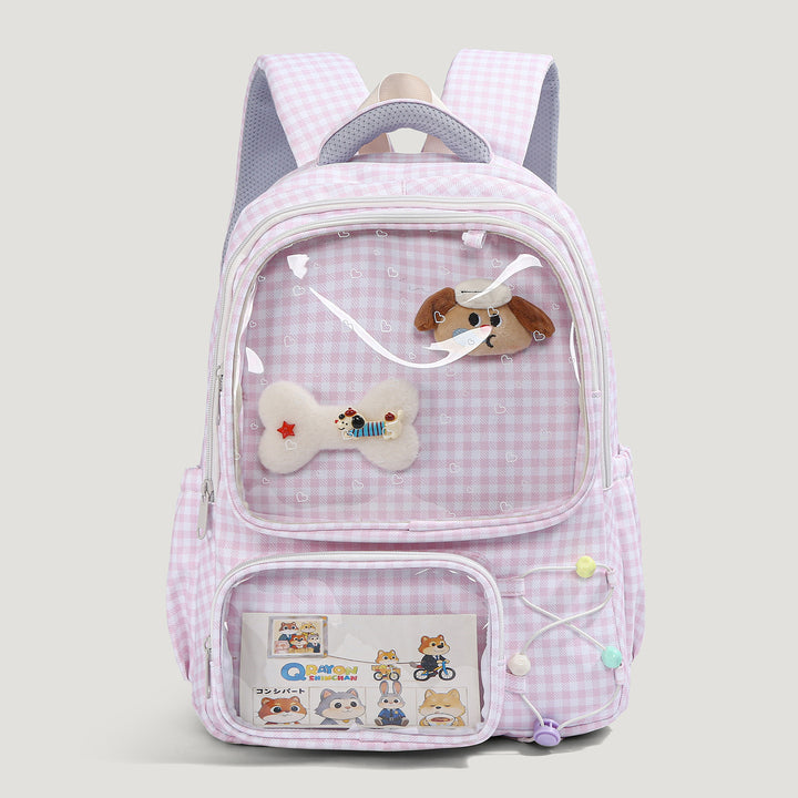 Playful Illustrated Dog-Themed Backpack Stornfield