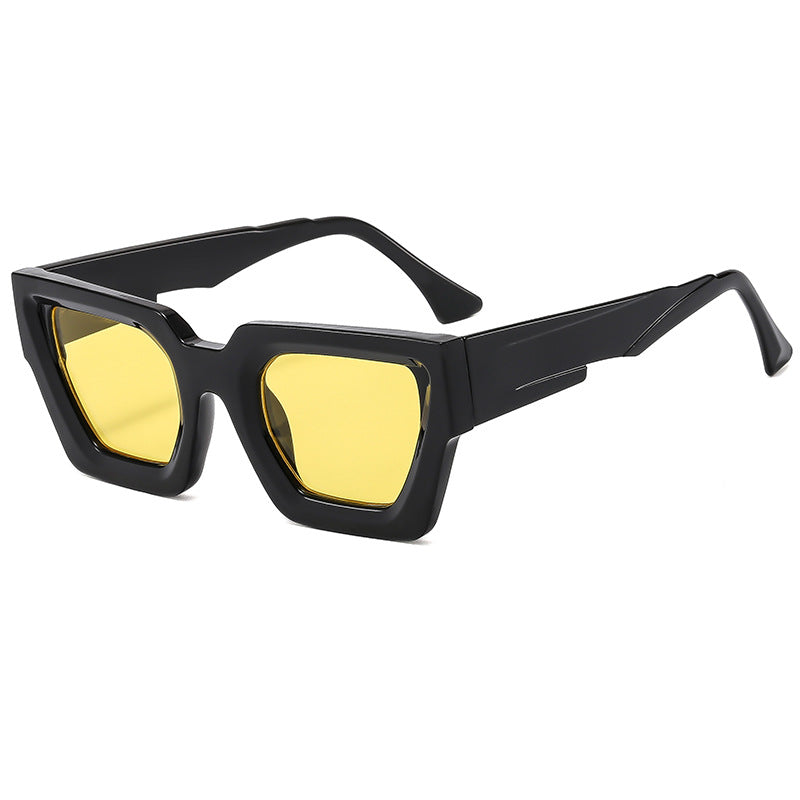 Ladies stylish square sunglasses in modern design with refined plastic frame Stornfield