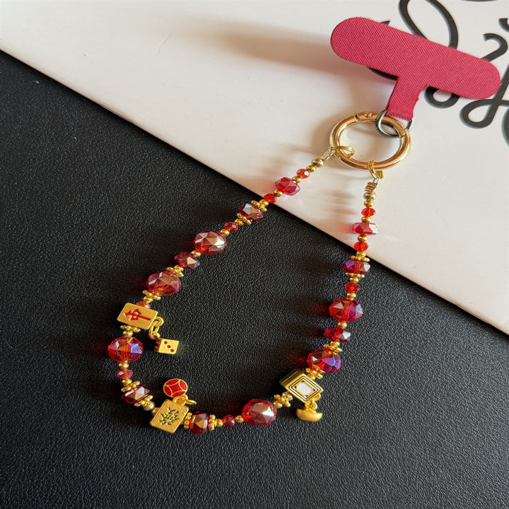 Decorative Beaded Charm Keychain Stornfield 1790135475