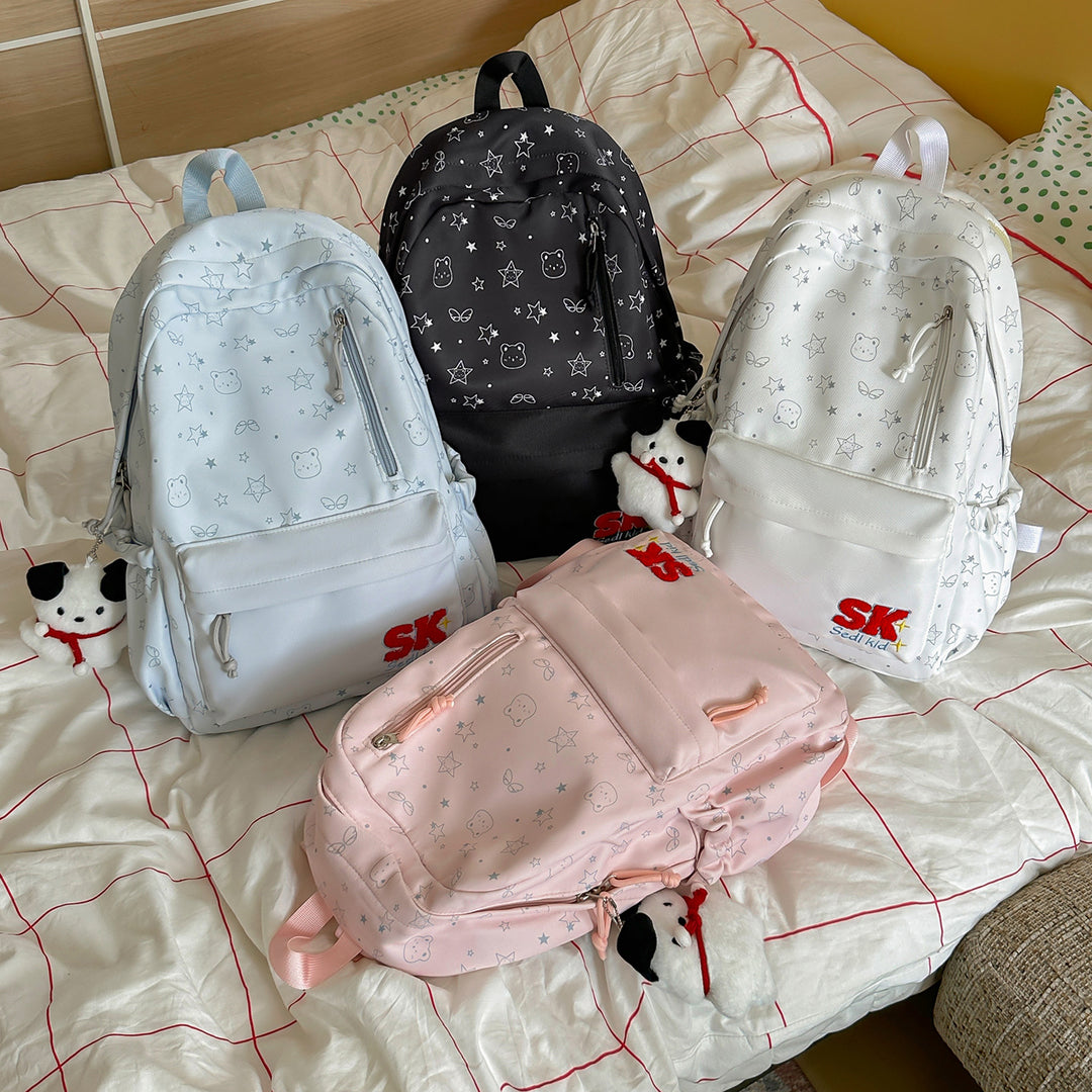 Illustrated Character-Themed Backpack Stornfield