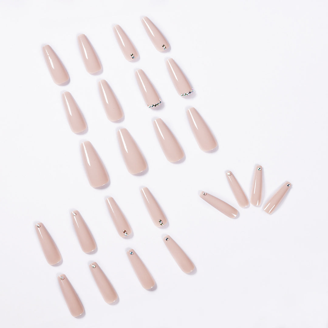 Elegant fake nails with glitter accents Stornfield