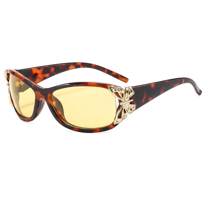 Fashion-Forward Butterfly-Embellished Sunglasses Stornfield