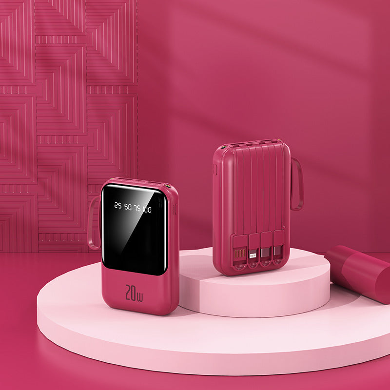 Portable power bank with state-of-the-art charging display and fast USB-C connection Stornfield