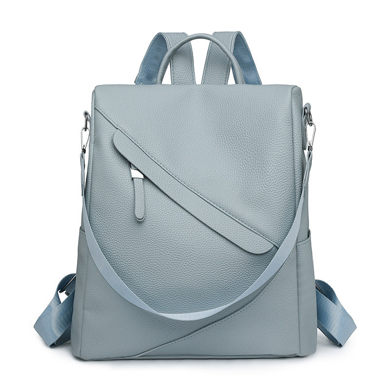 Chic Textured Leather Backpack Stornfield