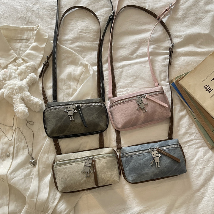 Compact Multi-Pocket Clutch Bag