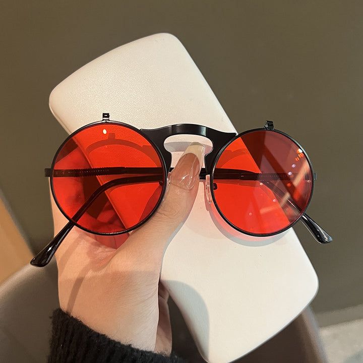 Ladies Round Designer Sunglasses with Innovative Frame Stornfield