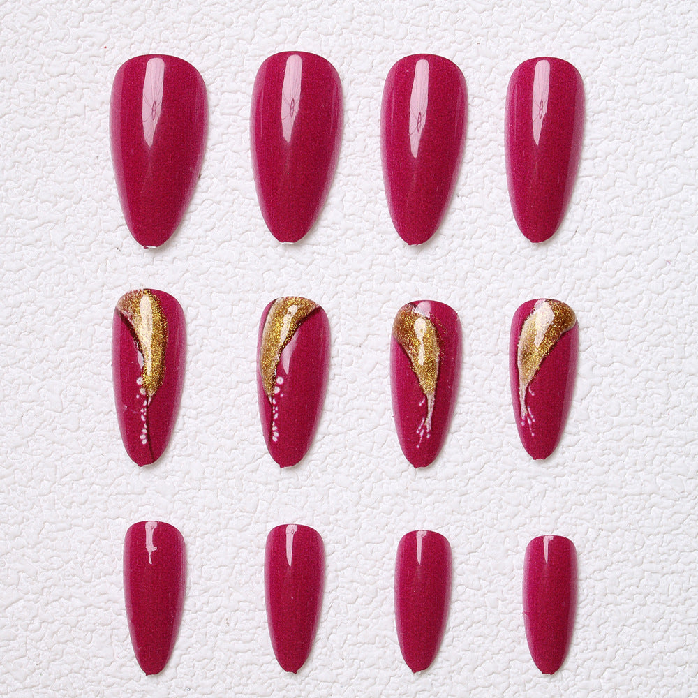 Elegant Stiletto Press-On Nail Art Stornfield