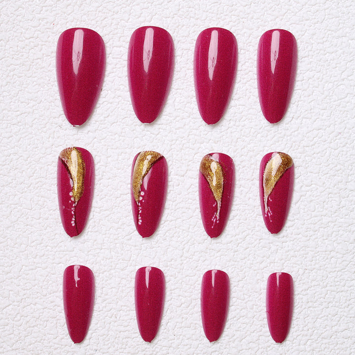 Elegant Stiletto Press-On Nail Art Stornfield