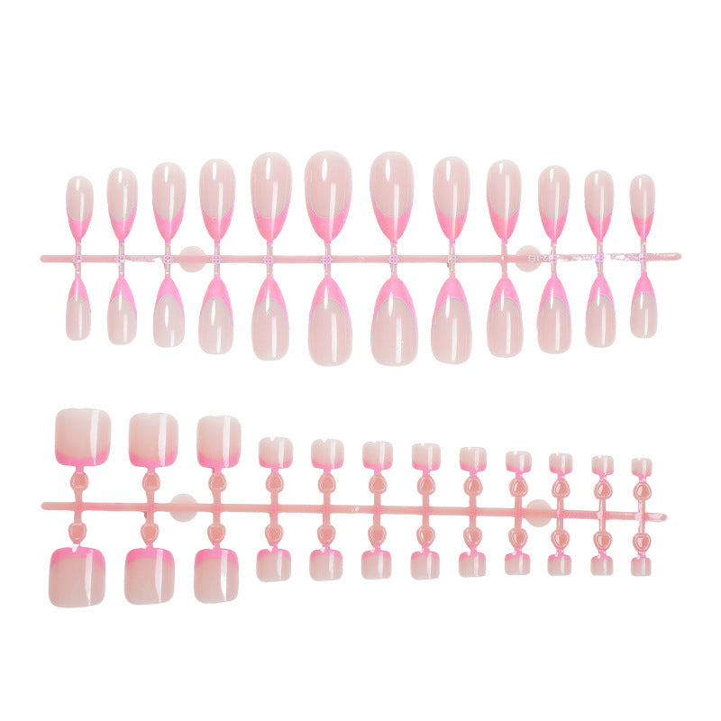 Premium Press-On Nail Set with Ombre Design Stornfield