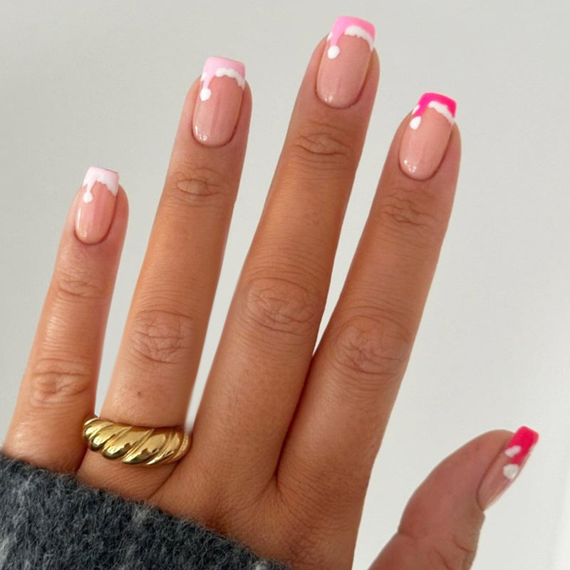 Customizable Festive Press-On Nail Set Stornfield