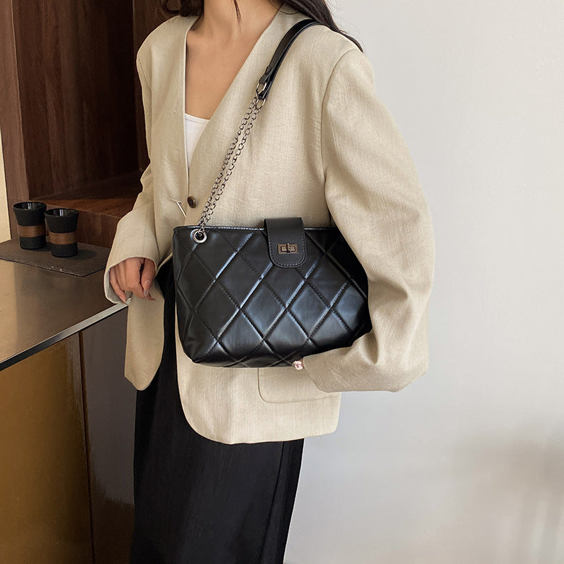 Quilted Elegant Satchel Handbag Stornfield