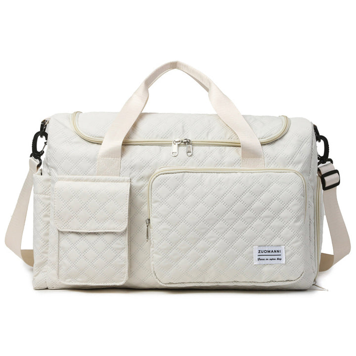 Quilted Multi-Compartment Travel Duffel Stornfield