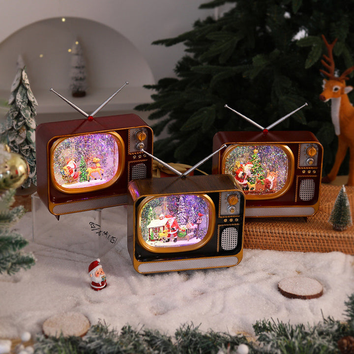 Nostalgic Christmas TV Decoration Stornfield